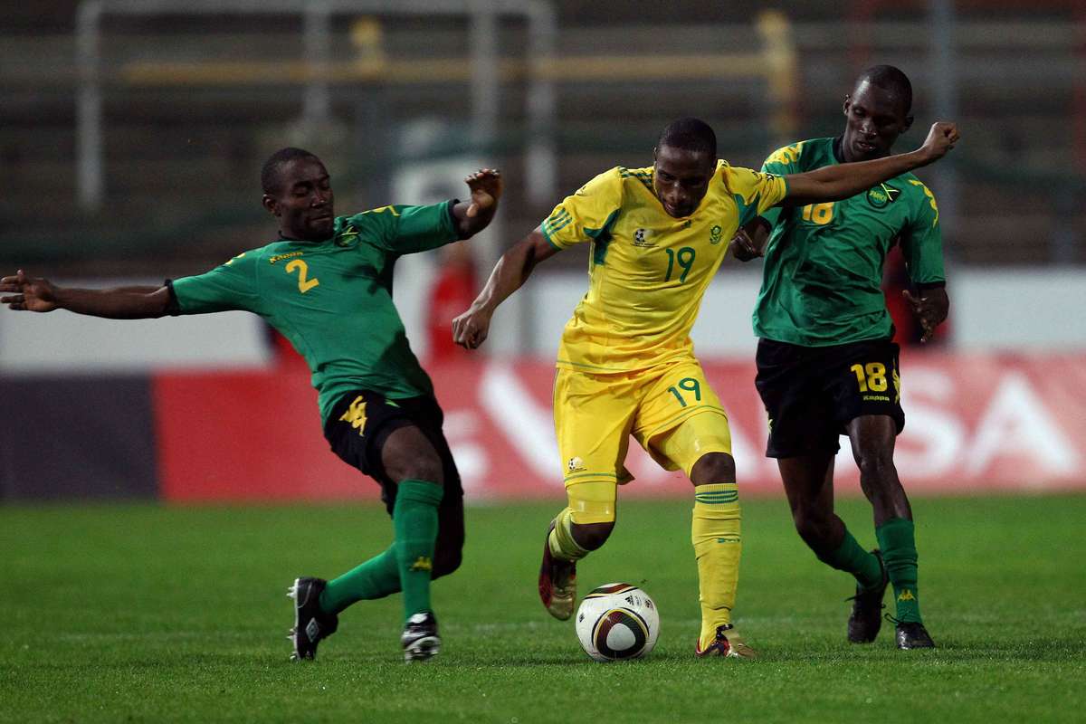 África do Sul entra com força total contra Jamaica no último teste de Broos antes da Copa