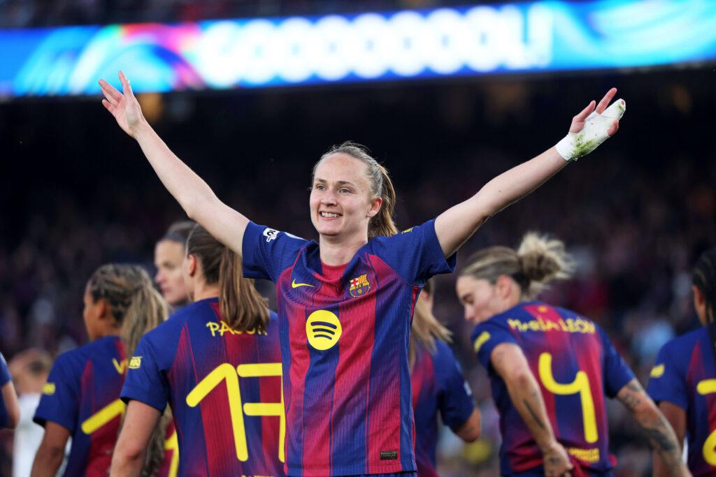 هاتريك هانسن يقود برشلونة النسائي لفوز 4-0 على مدريد خارج الديار