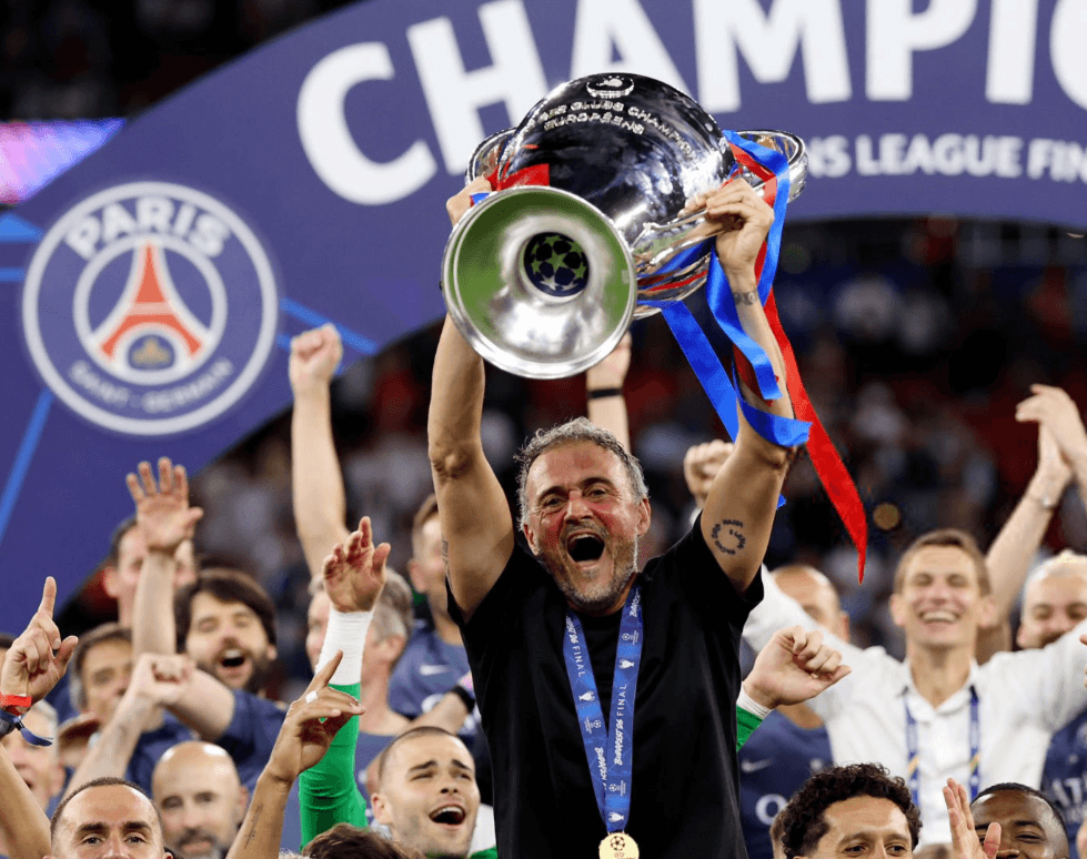 Enrique rejoint Guardiola et Zidane avec trois titres en Ligue des champions