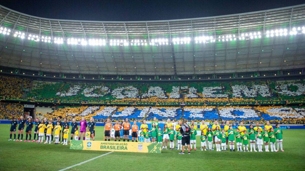 巴西女足主场0-1负美国五红牌