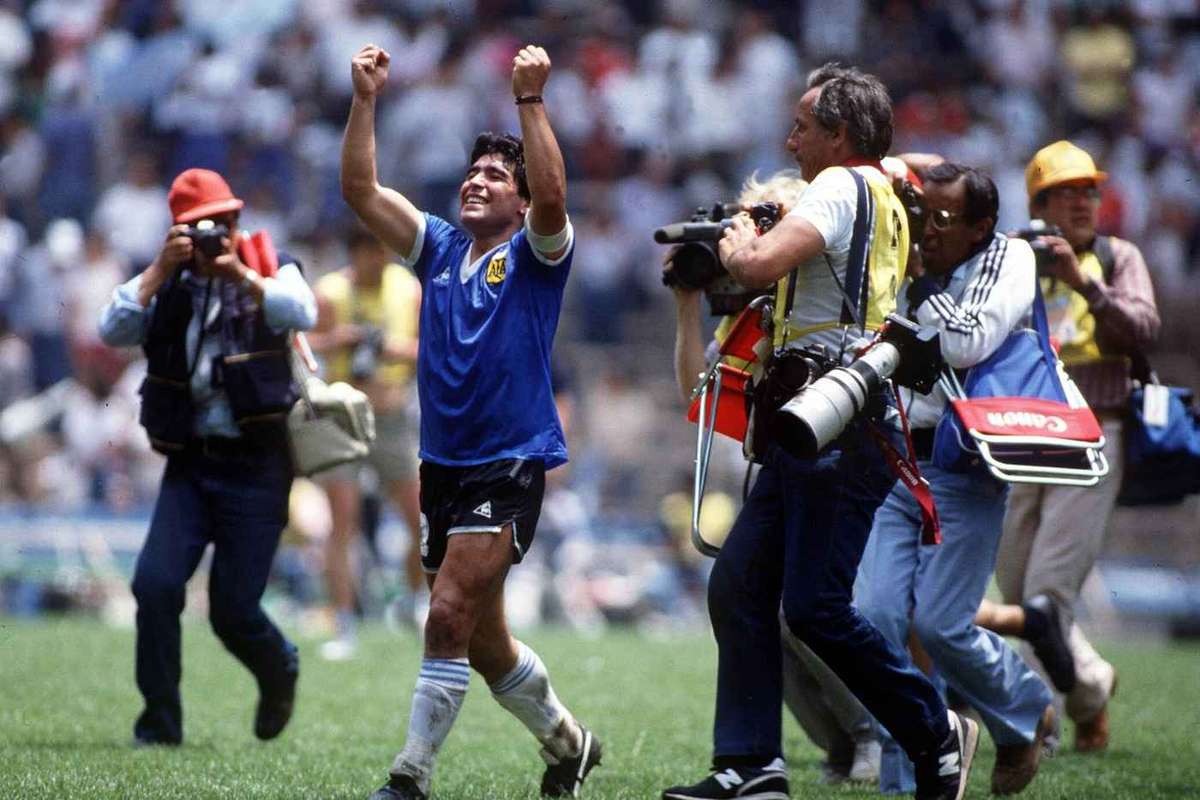 Coupe du monde 1986 : le maillot bleu improvisé de l'Argentine