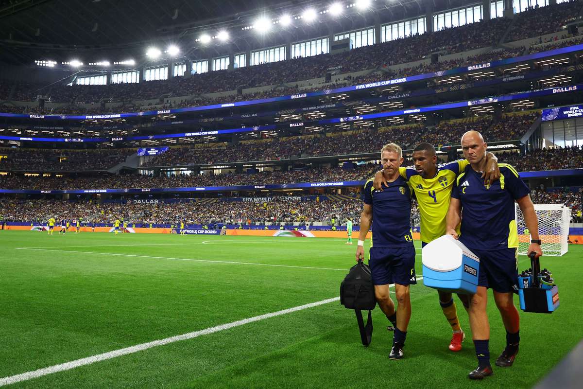 Hain suffers serious hamstring injury, ruled out of rest of World Cup; Sweden face defensive reshuffle for Round of 16 clash with France