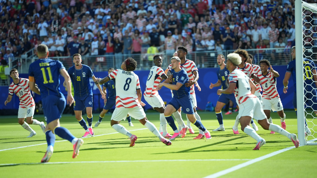 Santa Clara Halftime: Balogun Writes the First Chapter as USA Controls Bosnia