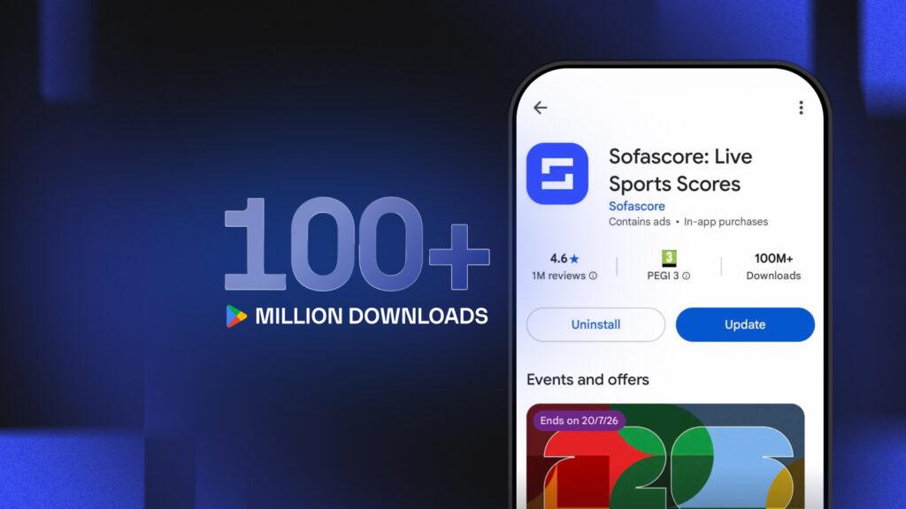 A Live Scores App Crosses 100 Million Android Downloads as World Cup 2026 Fuels Global Sports Appetite