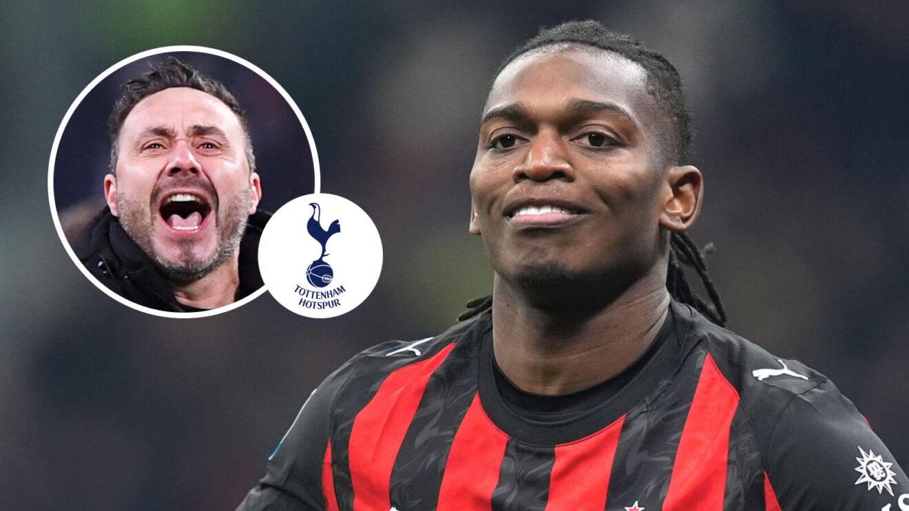 Leao Reportedly Prepared to Wait for Tottenham Move as De Zerbi Targets Wide Reinforcements