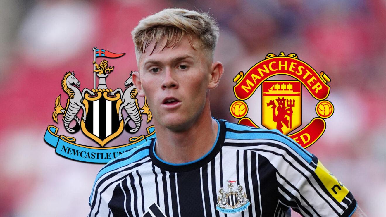 Manchester United enfrenta forte resistência do Newcastle na busca por Lewis Hall, enquanto alternativa do Fulham surge